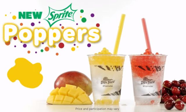 Del Taco Pours New Sprite With Popping Boba Brand Eating