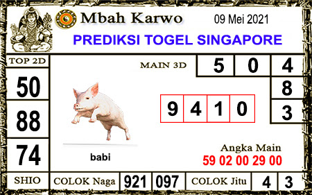 Prediksi Mbah Karwo Sgp Hari Ini