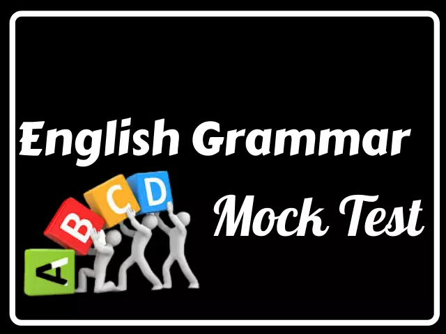 English Grammar Mock Test PSC