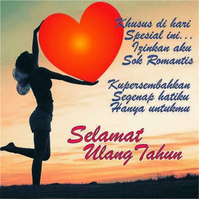 Ucapan ulang tahun untuk pacar yang tidak alay