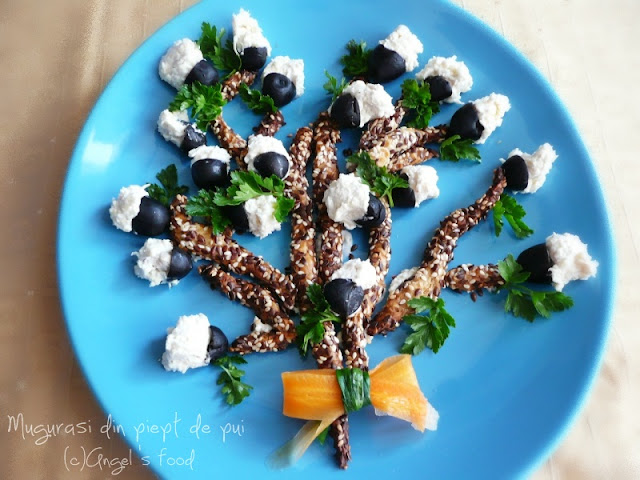 Mugurasi din piept de pui