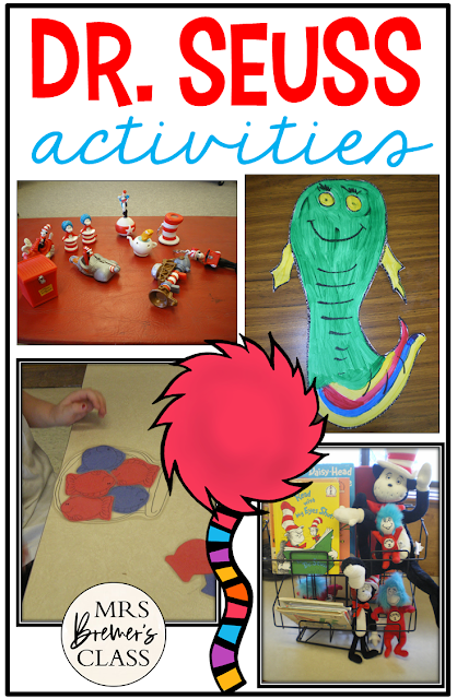 Dr. Seuss activities for Kindergarten and First Grade