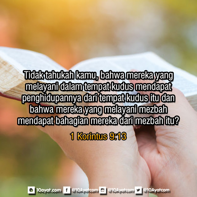 1 Korintus9 13