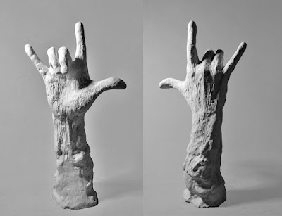 sculpture I love you  langage des signes Edith Lafay