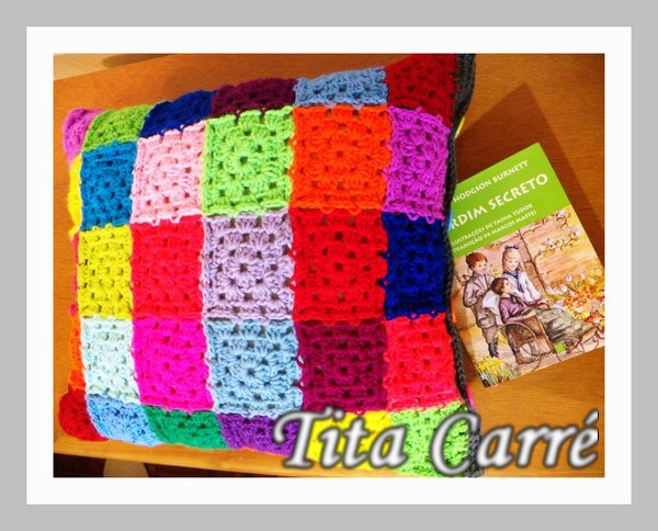 Capa de almofada de Mini squares coloridos