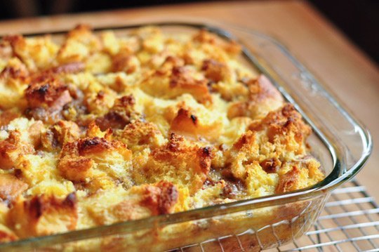 Pie From Stale Bread And Cheese Macedonian Cuisine