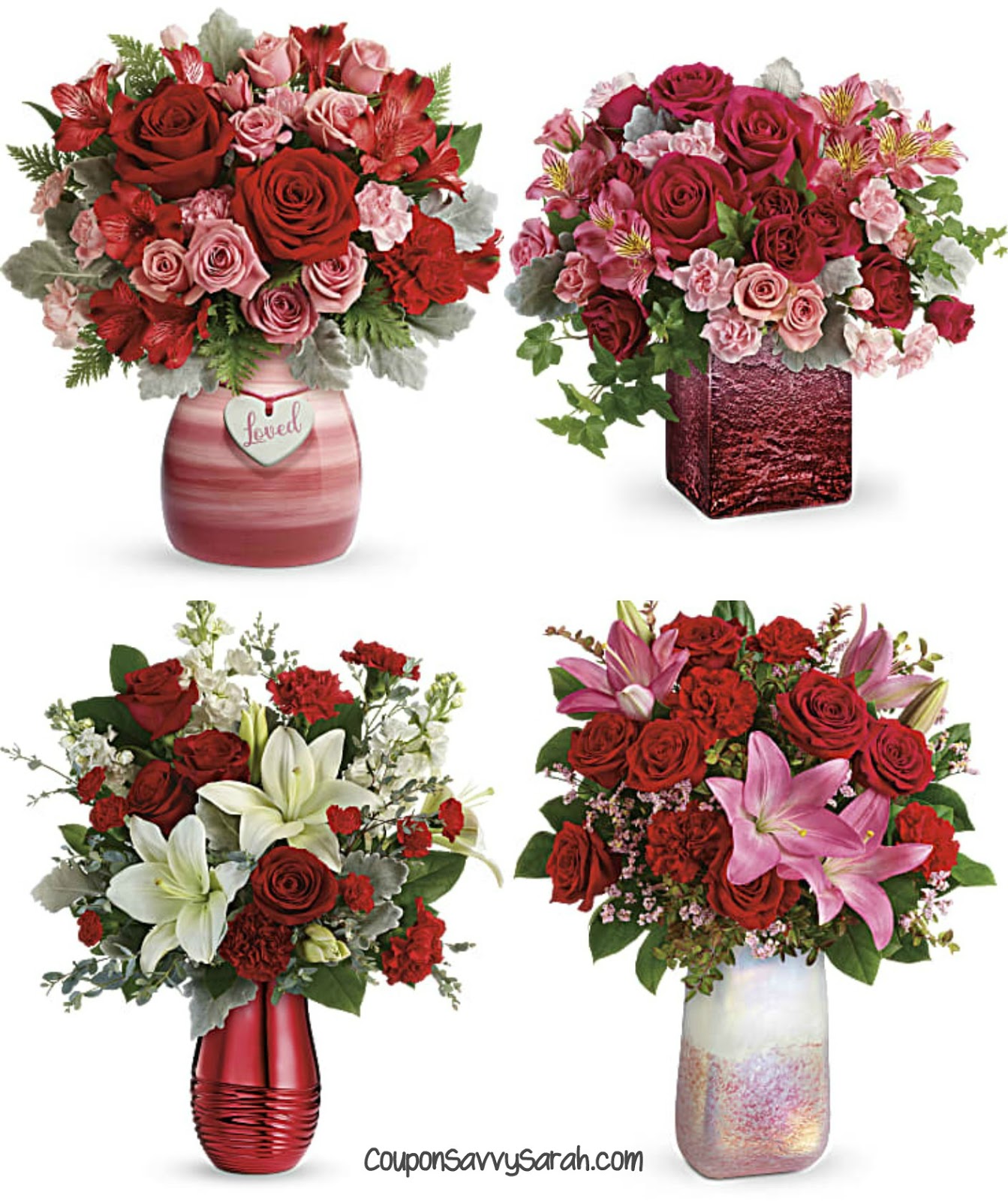 Coupon Savvy Sarah Teleflora Valentine's Day Bouquet Giveaway Enter