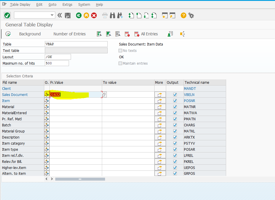 How to change records in SAP using debug mode