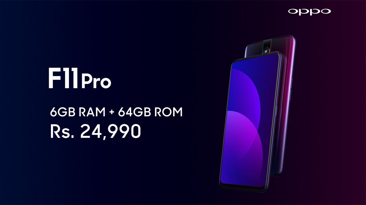 Oppo ra mắt điện thoại giá rẻ F11 và F11 Pro giá bao nhiêu zamoss