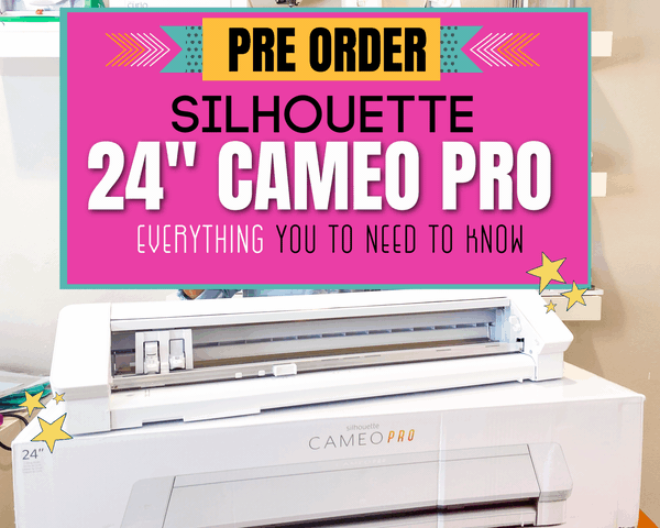 Silhouette Cameo 4 Pro 24 Inch Version - 24 Cutting Mat, Power Cords,  Built in Roll Feeder, Silhouette Studio Software