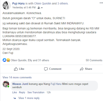 Cek darah anggota keluarga