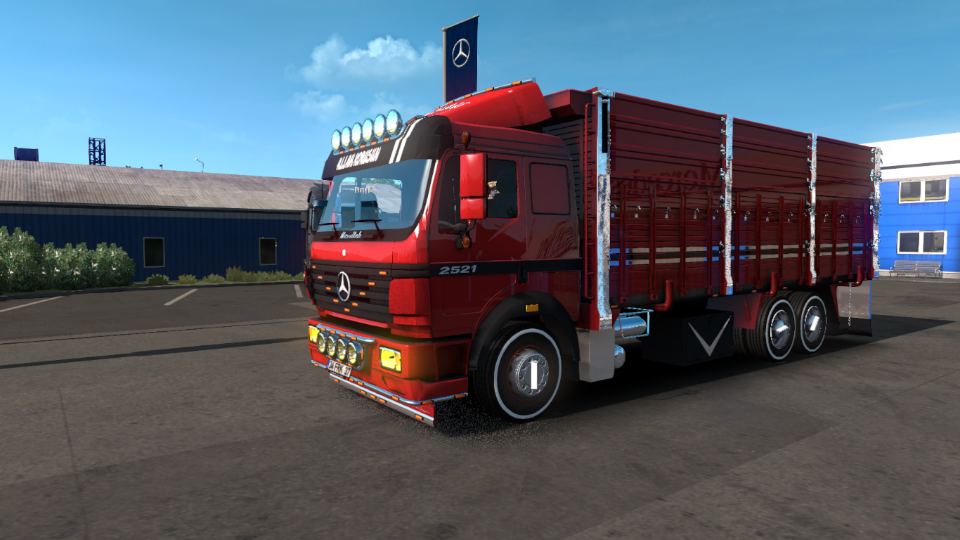 ETS 2 Mercedes Benz 2521 Kamyon Modu [1.37] Fragmania Game