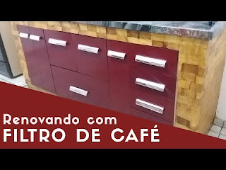 colocar filtro coador papel café parede pia gabinete passo a passo dicas da tia