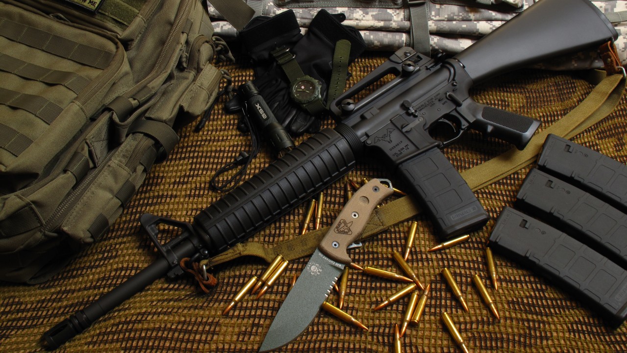 Military Equipment Database M16 assault rifle pictures