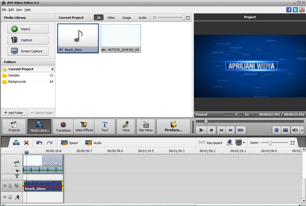 CARA MEMBERIKAN MUSIK PADA VIDEO MENGGUNAKAN AVS VIDEO EDITOR PANDUAN VIDEO EDITING