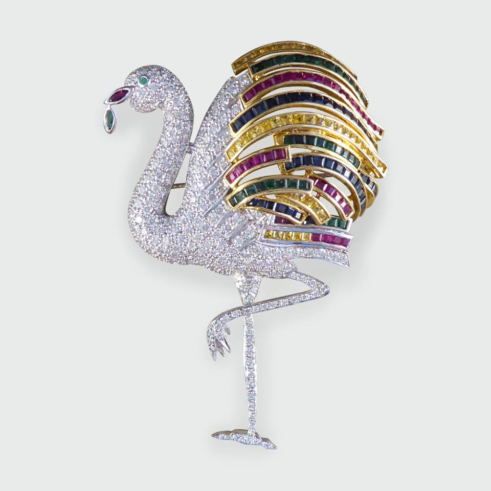 duchess of windsor flamingo brooch