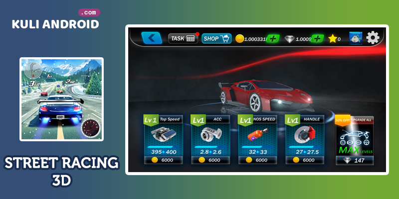 Download Game Street Racing 3d Mod Apk Versi Terbaru