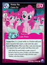My Little Pony Pinkie Pie, Clonie Pie Canterlot Nights CCG Card