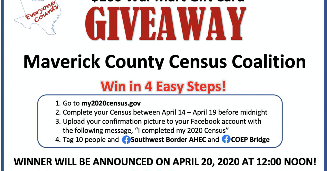 Eagle Pass ISD iVision Maverick County Census Giveaway