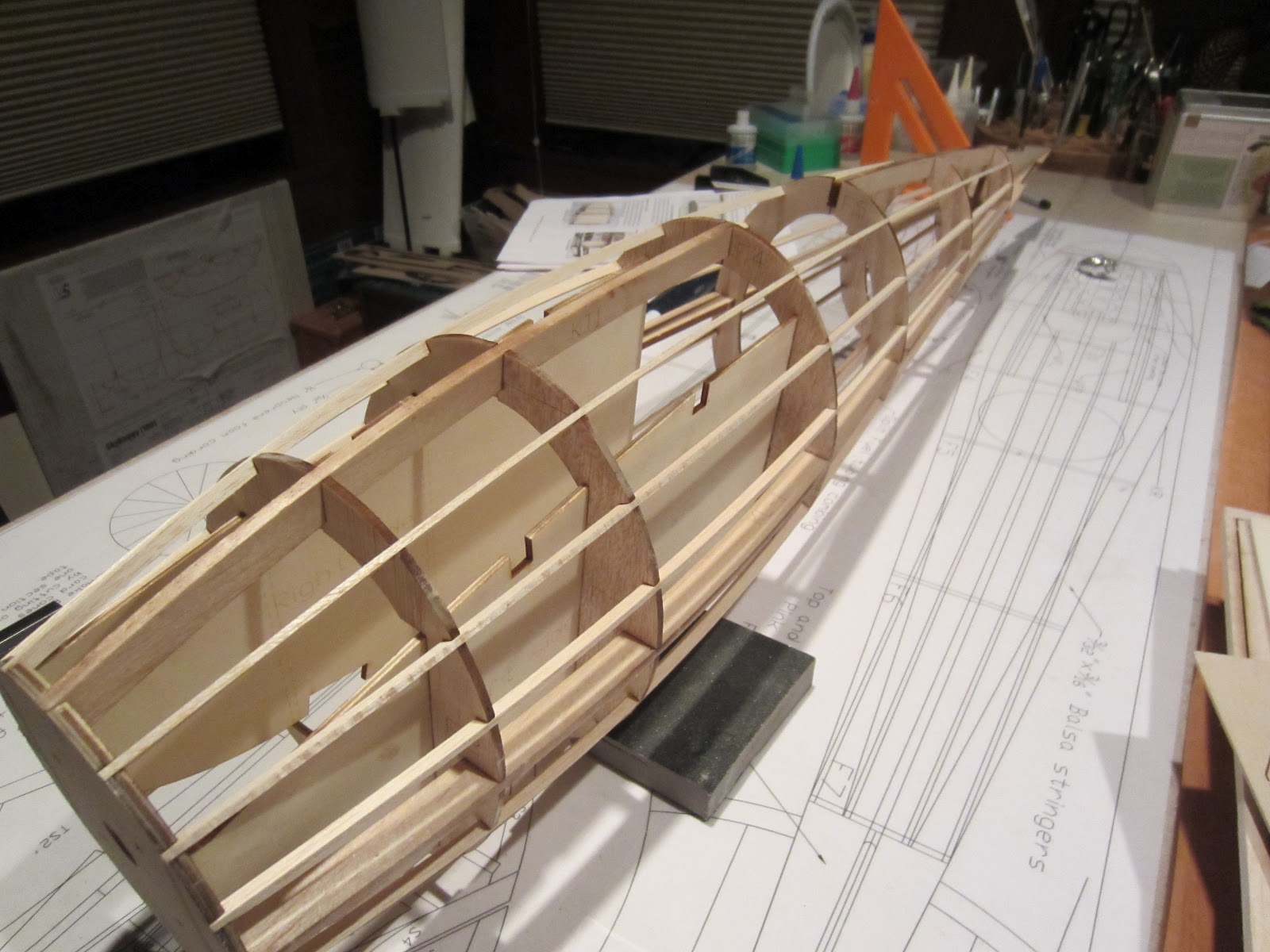 Texas-RC: Fuselage and tail coming together