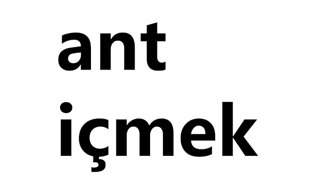 ant içmek