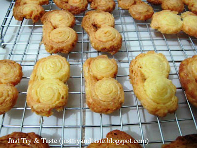 Resep Palmiers dari Puff Pastry Instan JTT