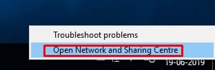 Open Network and Sharing Center Open Network and Sharing Center