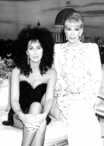 Cher with Joan Rivers