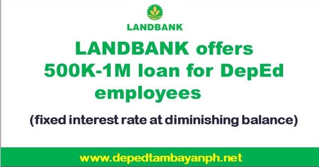 LANDBANK offers 500K-1M loan for DepEd employees - Deped Tambayan