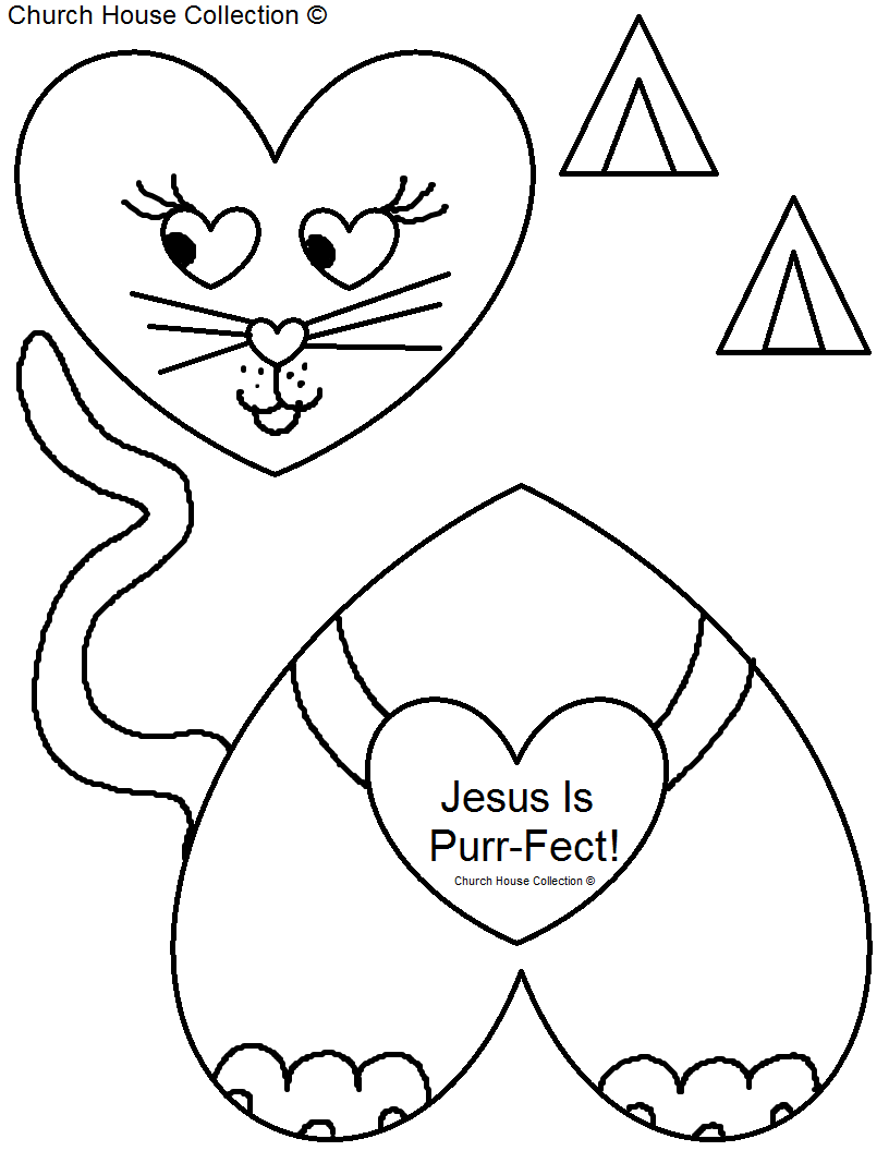 valentine coloring pages for sunday school - photo #32