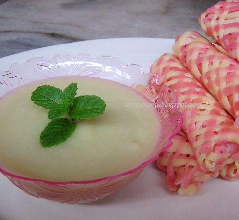 My Kuali: Roti jala kuah durian