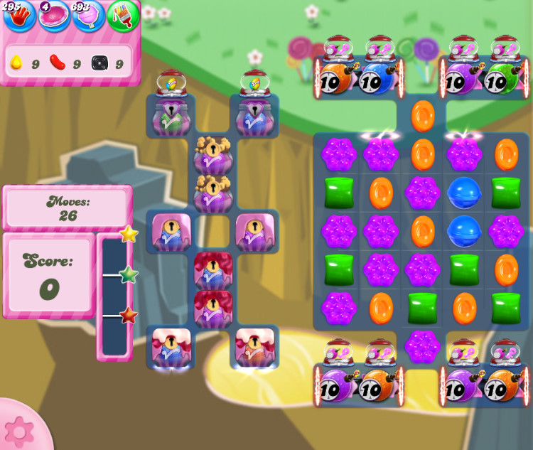 Candy Crush Saga level 2842 Candy Crush Saga level 2842