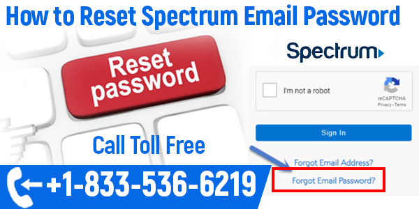 Spectrum Email Password  reset