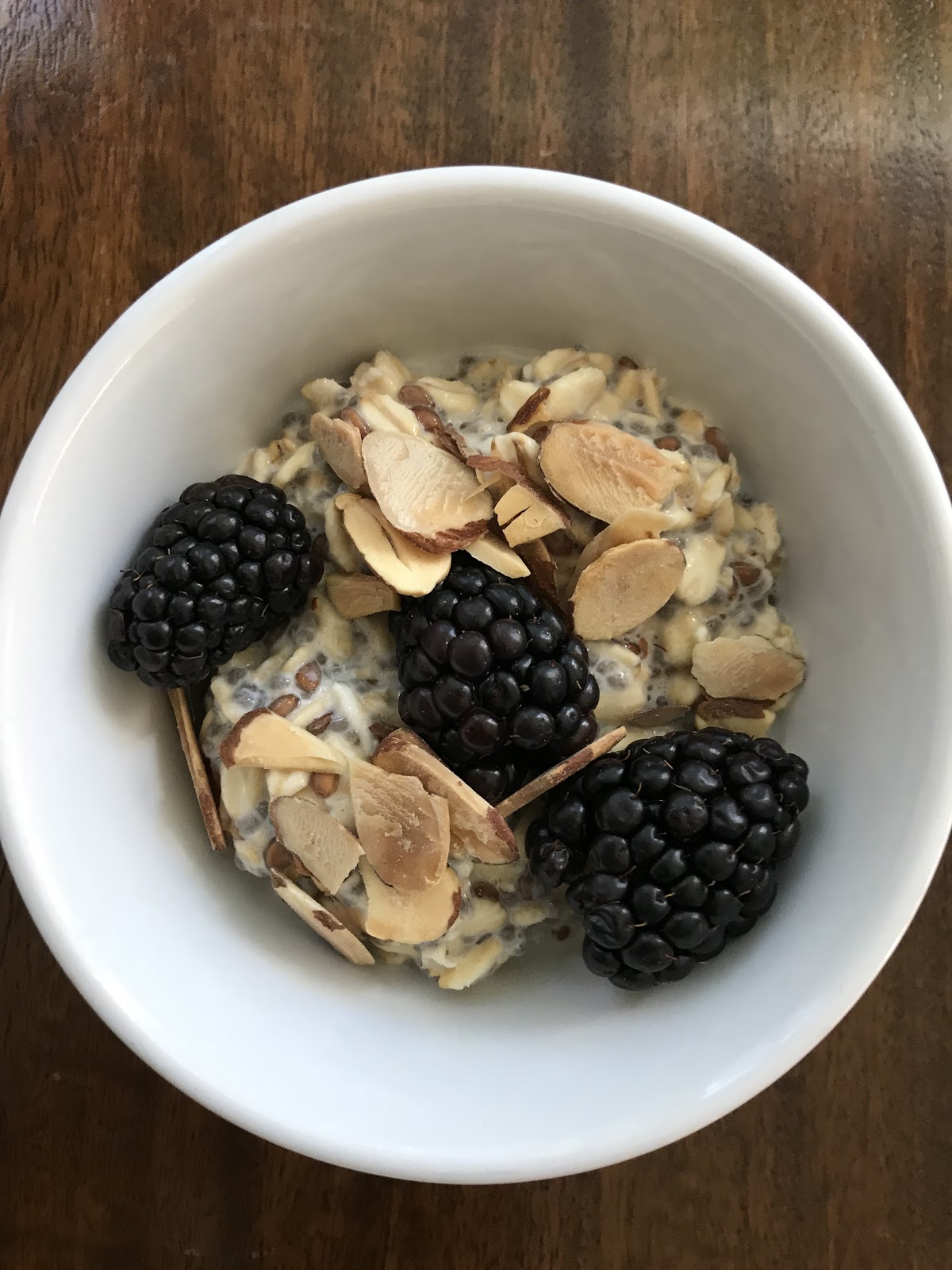 Cook with Claire Overnight Oatmeal with Chia & Flax