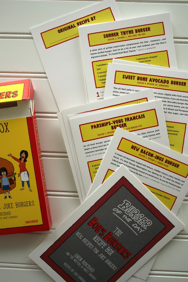 Fun Bob&#039;s Burgers Recipe Cards To Collect