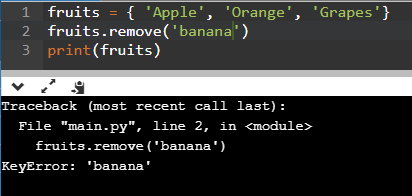 Geek4Tutorial.com: Sets in python