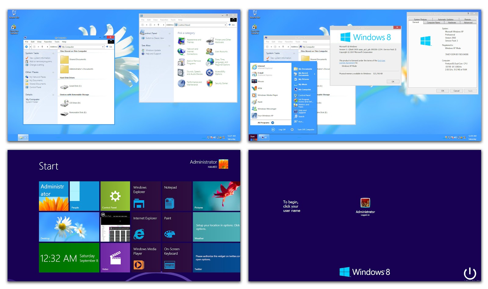Windows transformer. Windows 8 Skin Pack. Windows Vista Skin Pack. Skin Pack Windows XP. Windows 8 Skin Pack for XP.