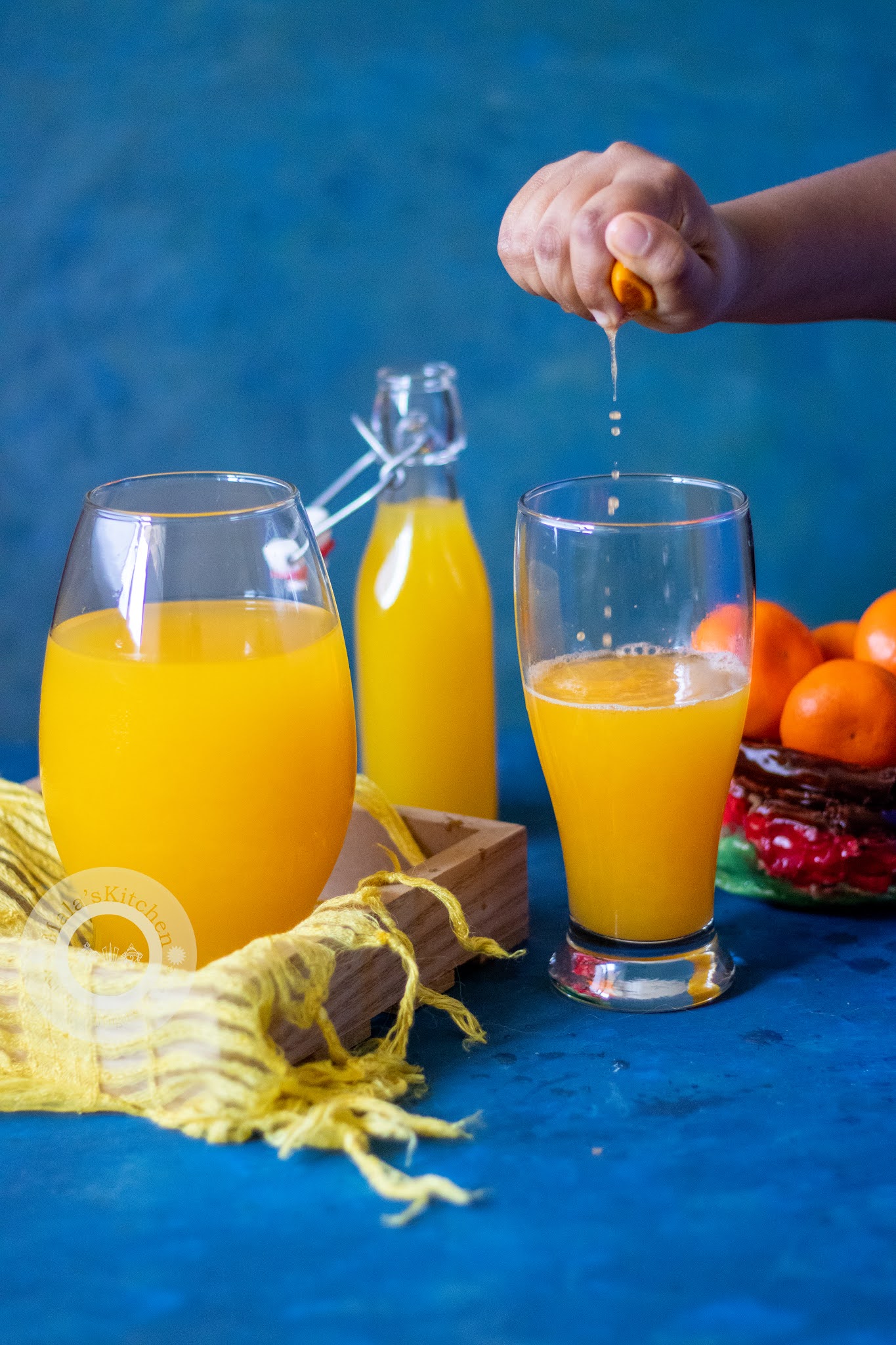 Homemade Fresh Orange Mandarin Juice MalasKitchen