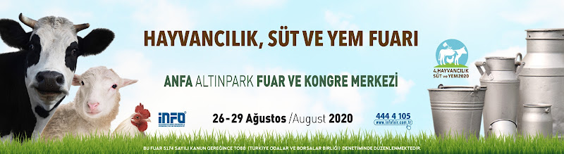4.Hayvancılık Süt ve Yem Fuarı 26-29 Ağustos 2020