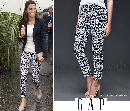 Kate Middleton wore GAP Bi-stretch-Skinny Ankle Pants