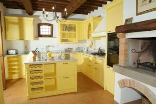 Pictures of yellow kitchen cabinets