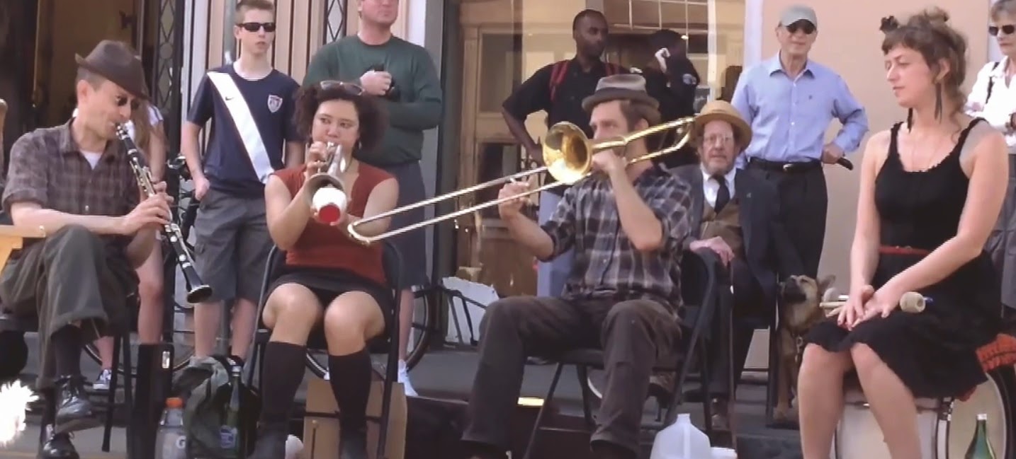 Jazz books e.g. 'Tuba Skinny and Shaye Cohn' by Pops Coffee are