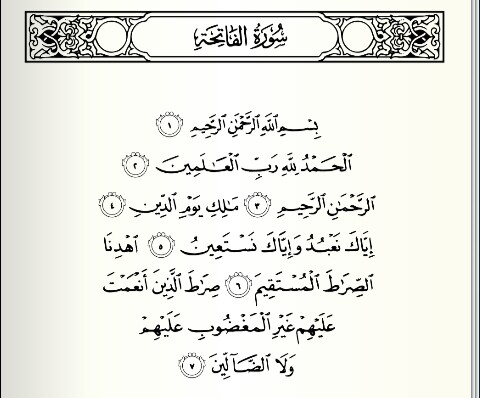 Surat Al Fatihah Ayat 1 7 Arab Latin Dan Terjemahnya