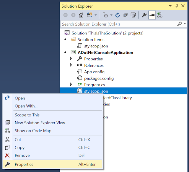 Jan David Narkiewicz (Developer) StyleCop Setting to use it for a