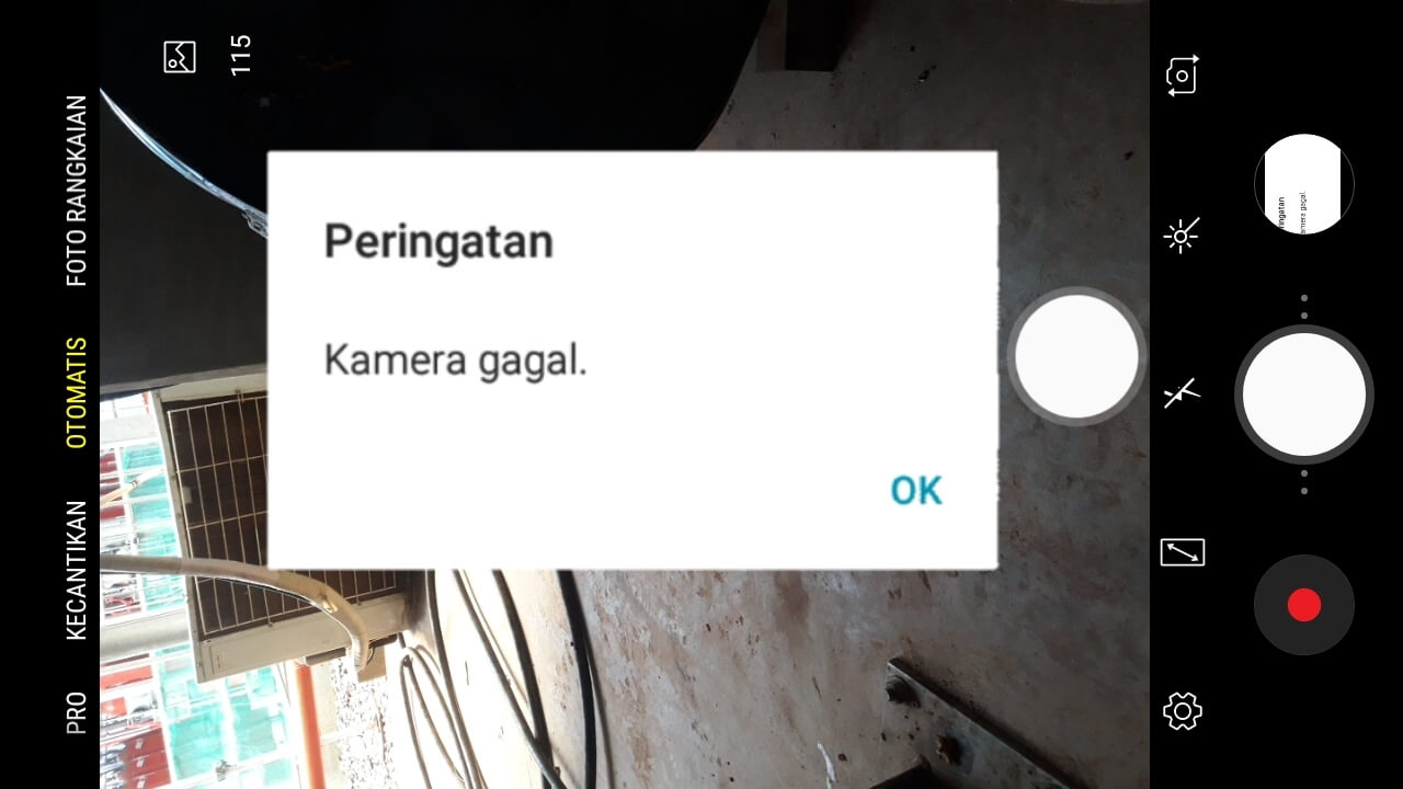 Cara perbaiki kamera gagal pada android