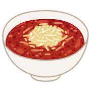 激辛ラーメンのイラスト