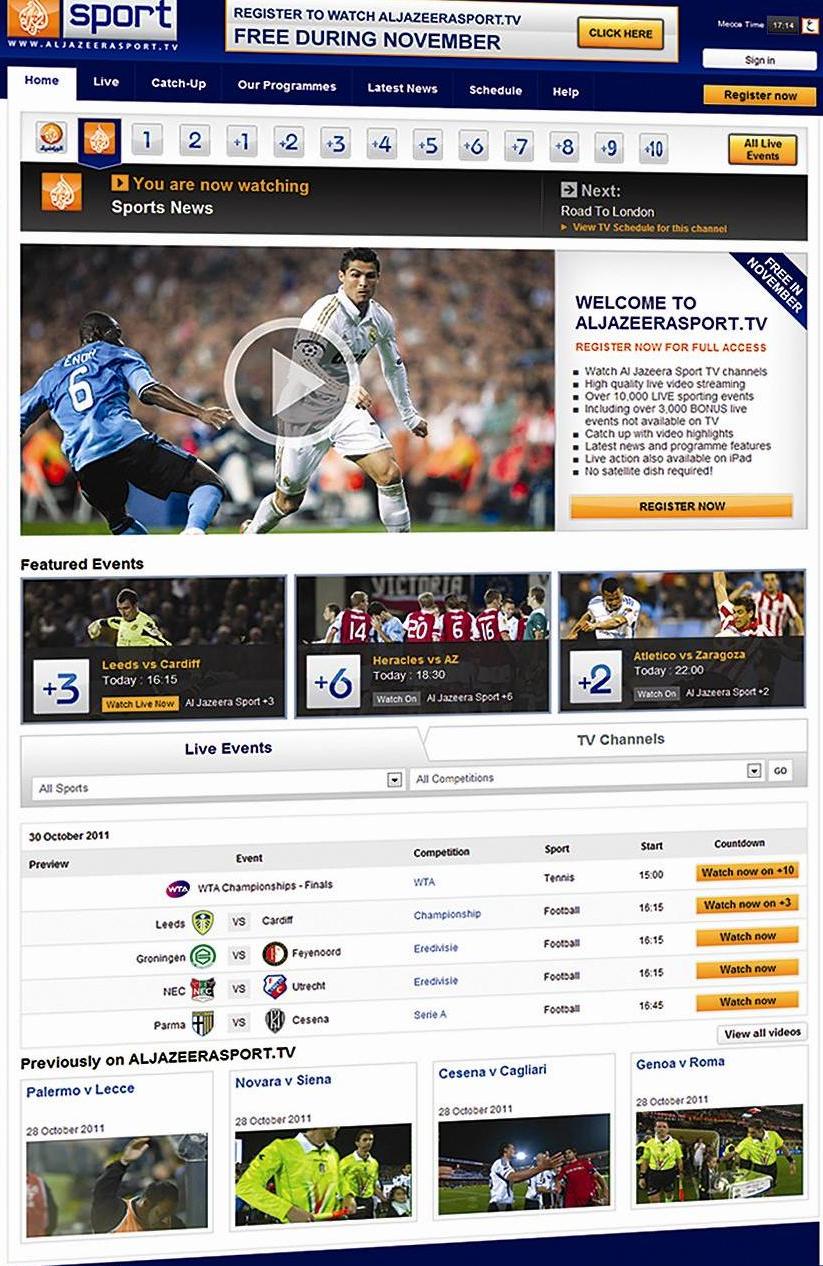 al jazeera sport tv live online free
