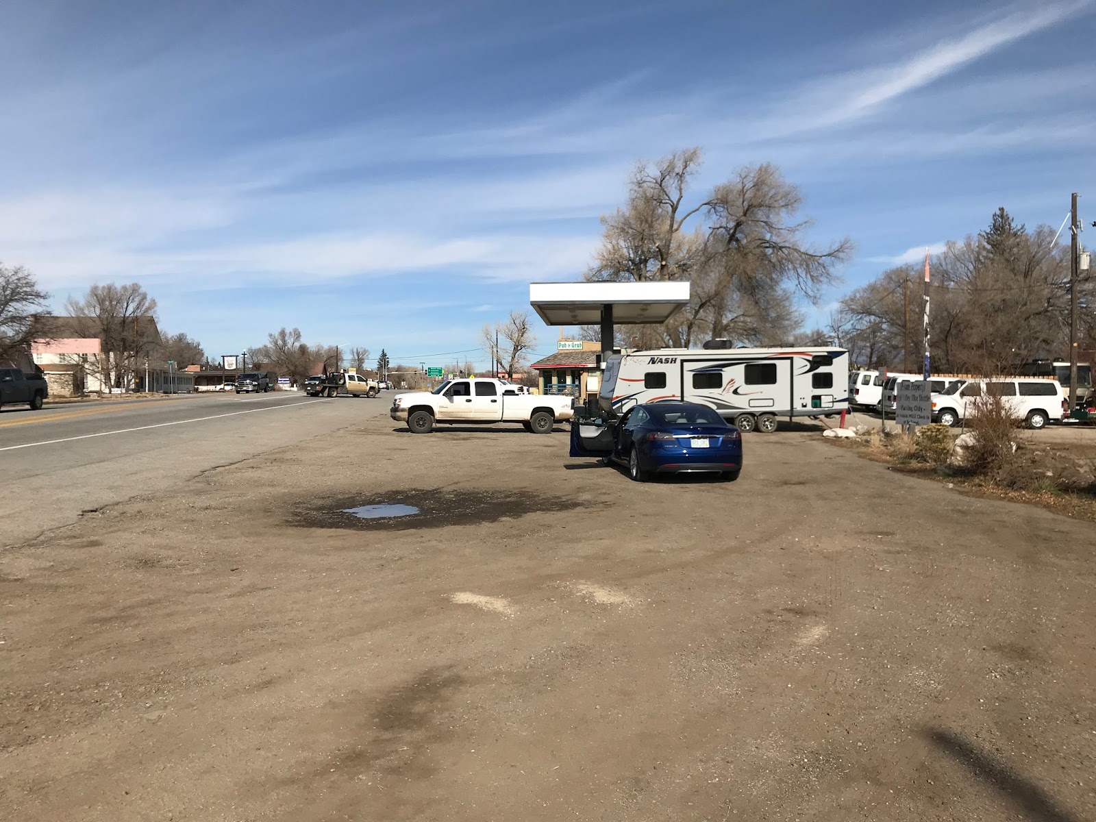 Colorado Springs EV Club Poncha Springs Supercharger under construction