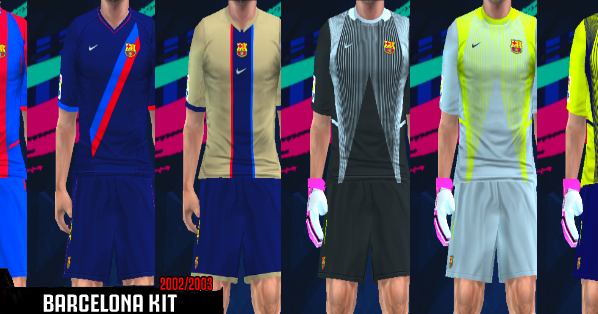 barcelona kit 2002