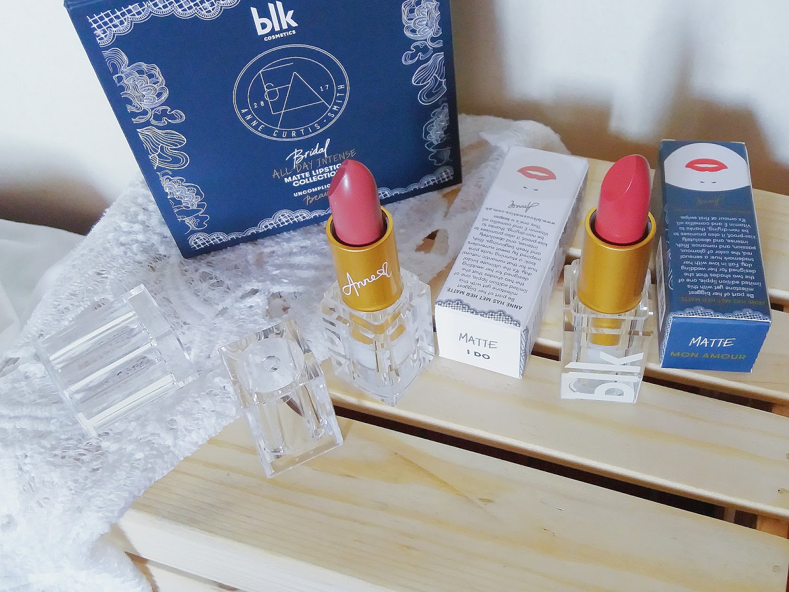 ANNE CURTIS' BLK BRIDAL LIPPIES LIMITED EDITION SWATCHES